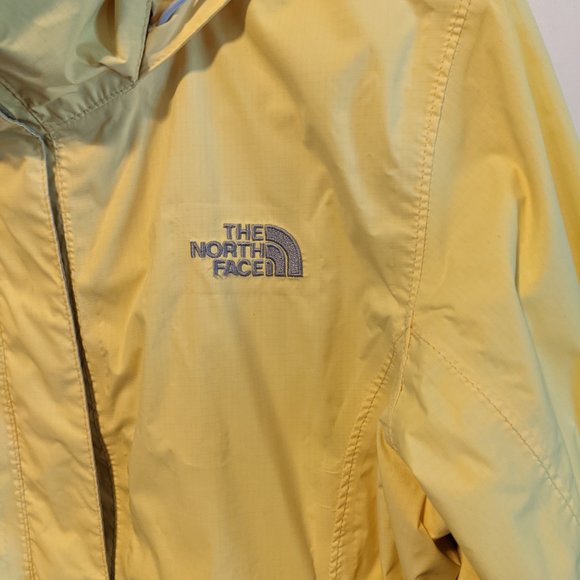 Yellow The North Face Rain Coat Jacket - Picture 10 of 11